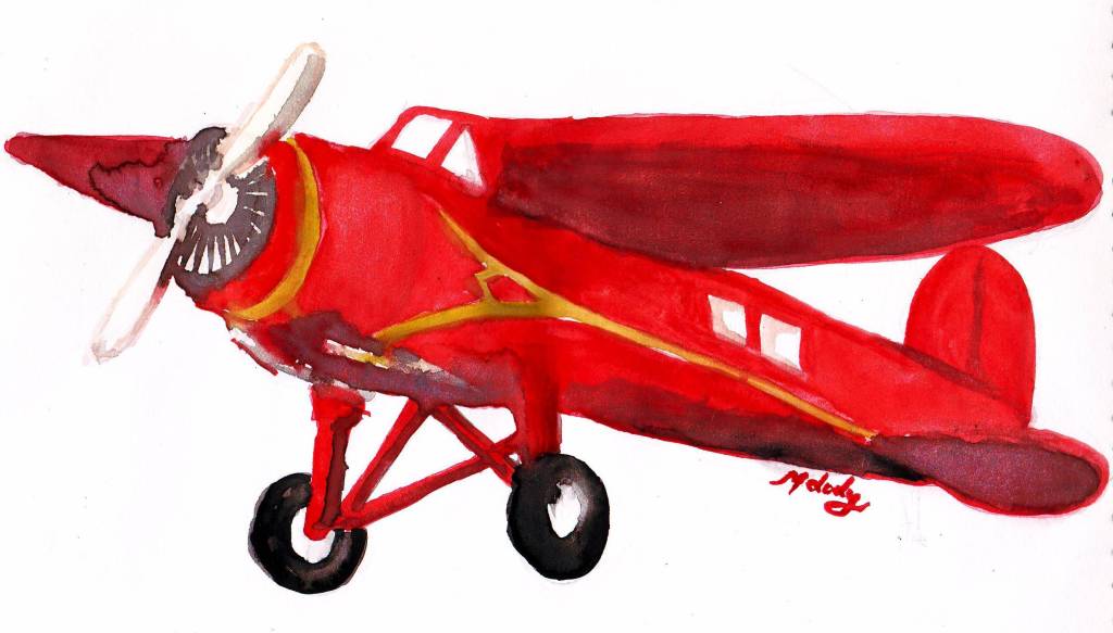 Biplane clipart plane amelia earhart, Biplane plane amelia.