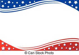 Patriotic Border Clip Art.