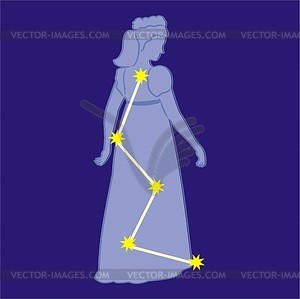 Constellation Cassiopeia.