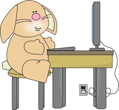 9613 Bunny free clipart.