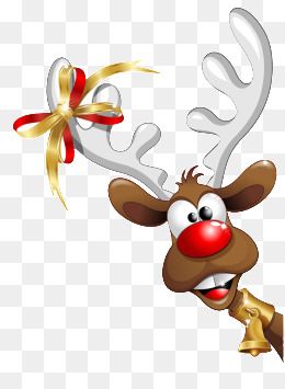 Christmas Reindeer, Christmas, Reindeer, Cartoon PNG.