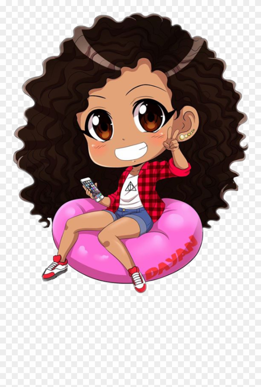 chibi #curlyhair #curlyhairdontcare #curly #anime.