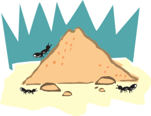 Ant Hill Clip Art.