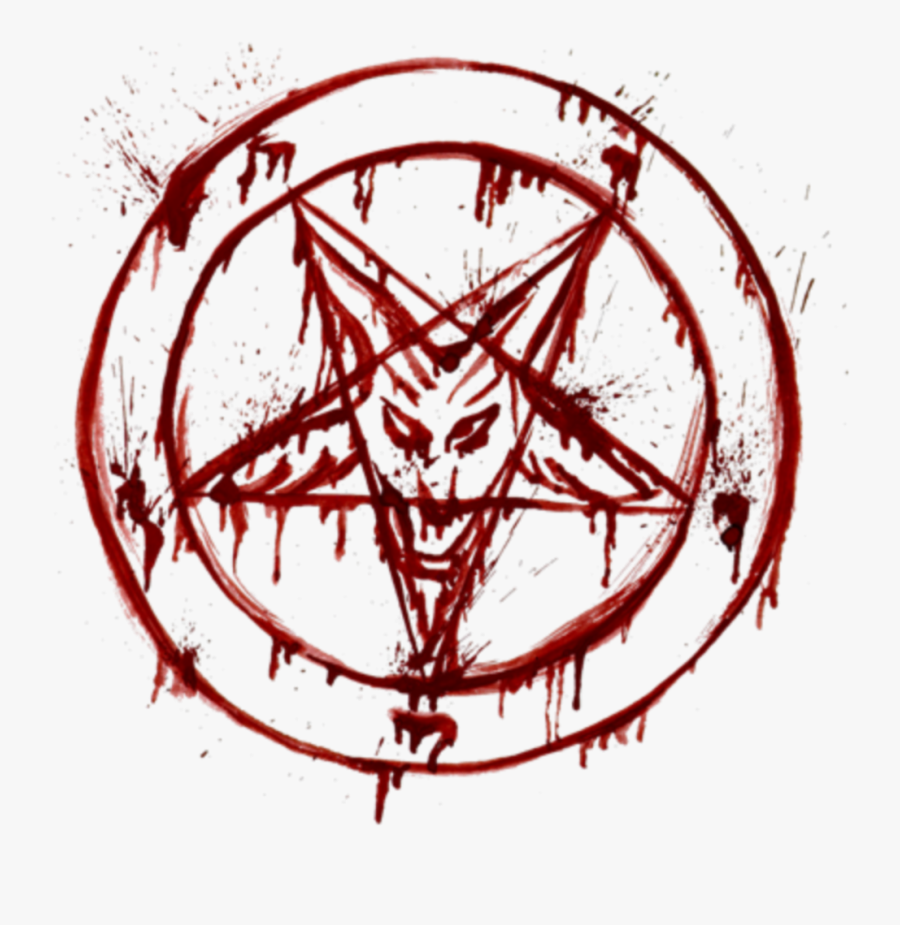 Bloody Pentagram Png , Free Transparent Clipart.