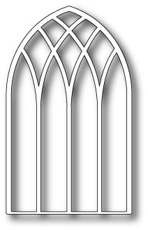 Gothic Arch Outline Clipart.