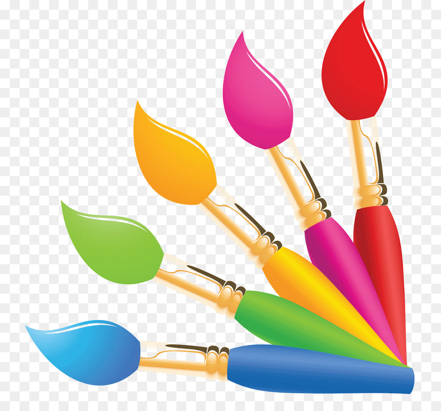 Paint Brush Cartoon clipart.