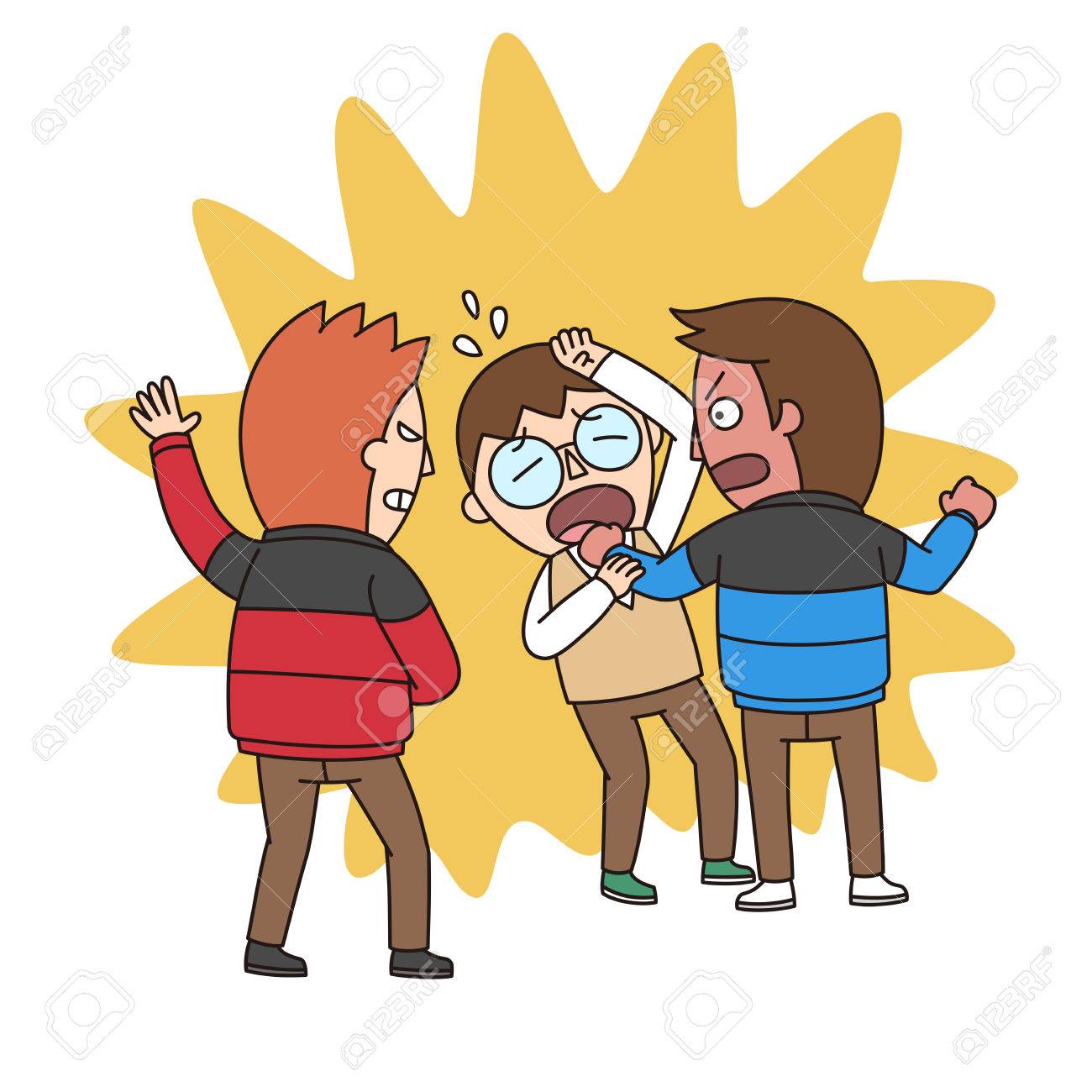 Bullying clipart physical assault, Bullying physical assault.