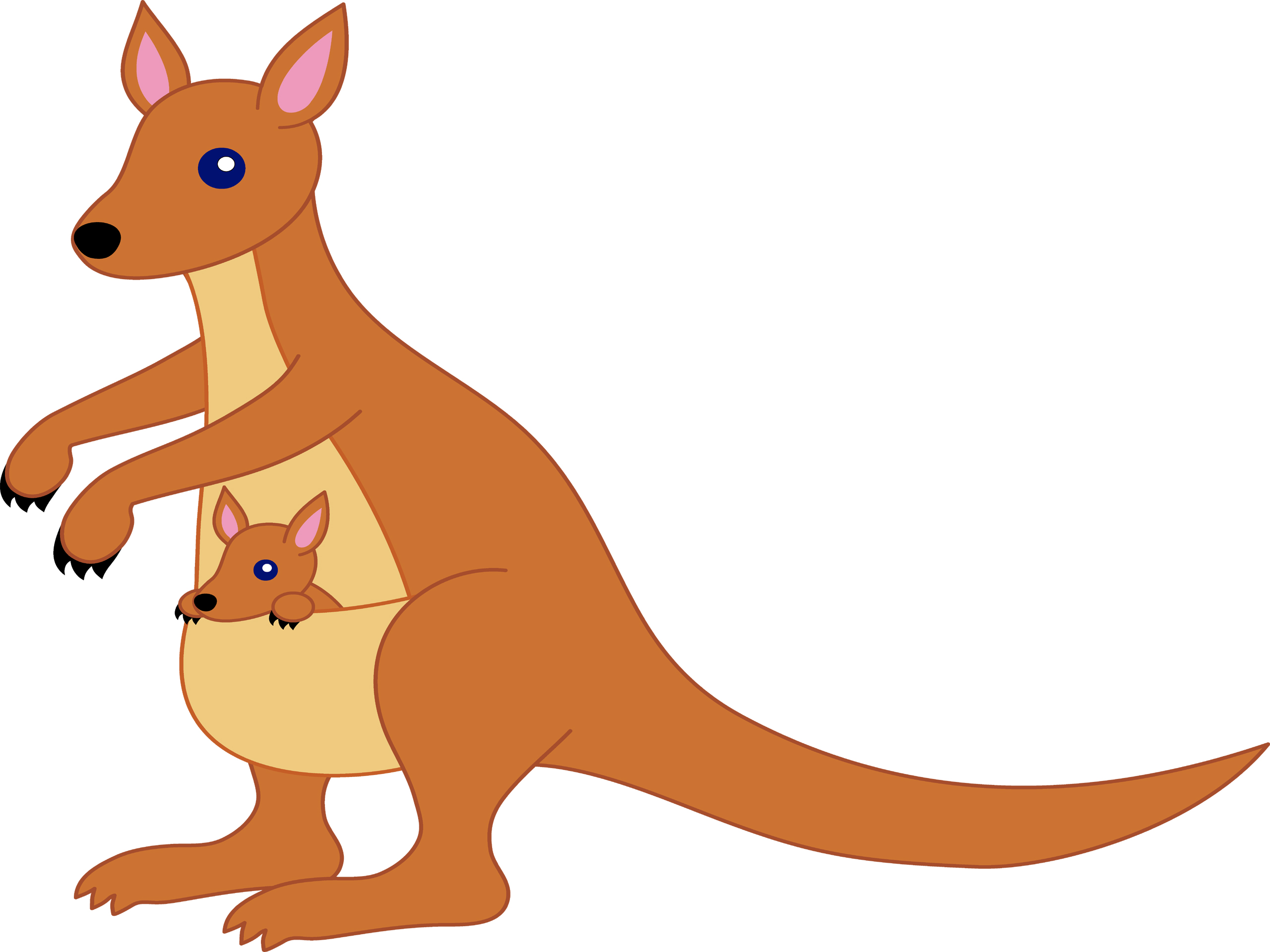 Kangaroo Clip Art & Kangaroo Clip Art Clip Art Images.