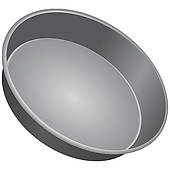 Baking pan clipart.