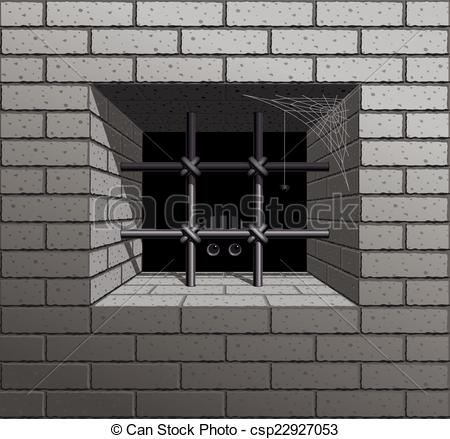 Clipart Vector of Prison.