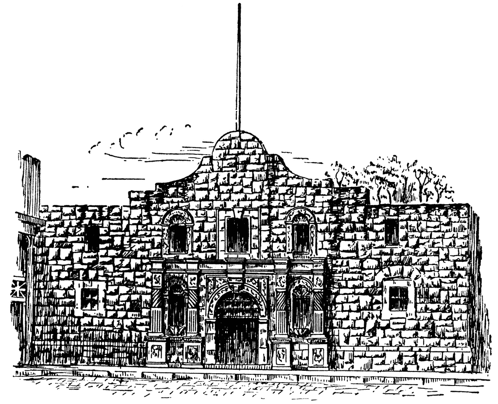 Texas Independence/Battle of the Alamo Clip Art by Dandy.