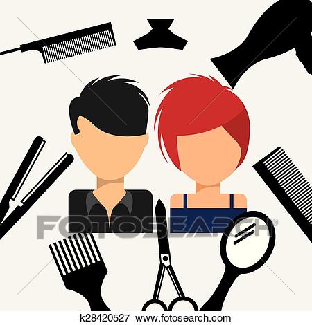 Beauty salon Clip Art.