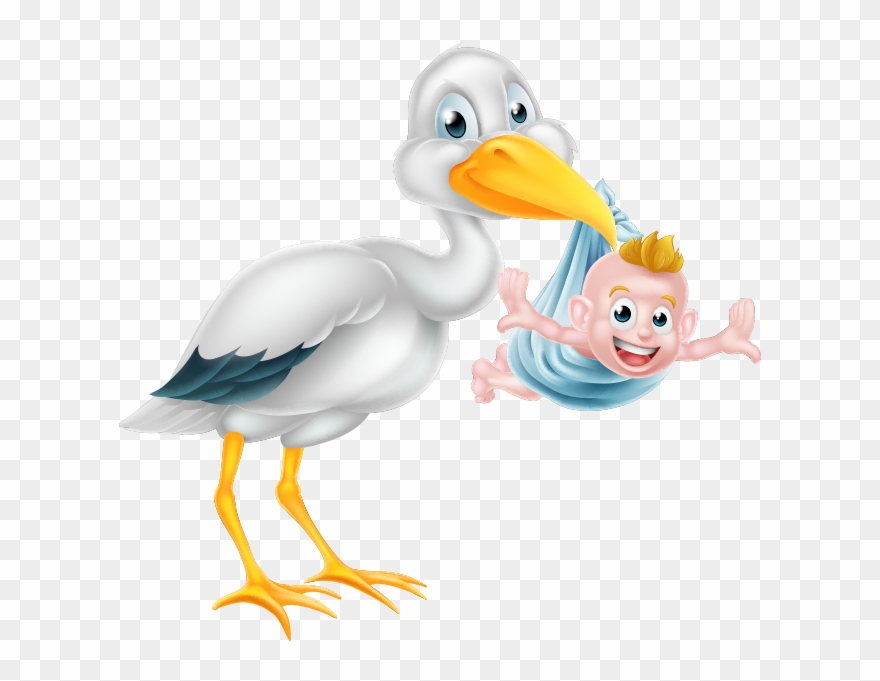 Clipart 3d Bebek Tutan Leylek.