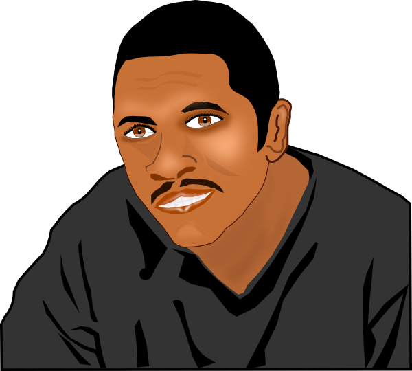 African American Person Clipart.