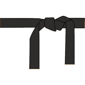 Black Belt Clipart.