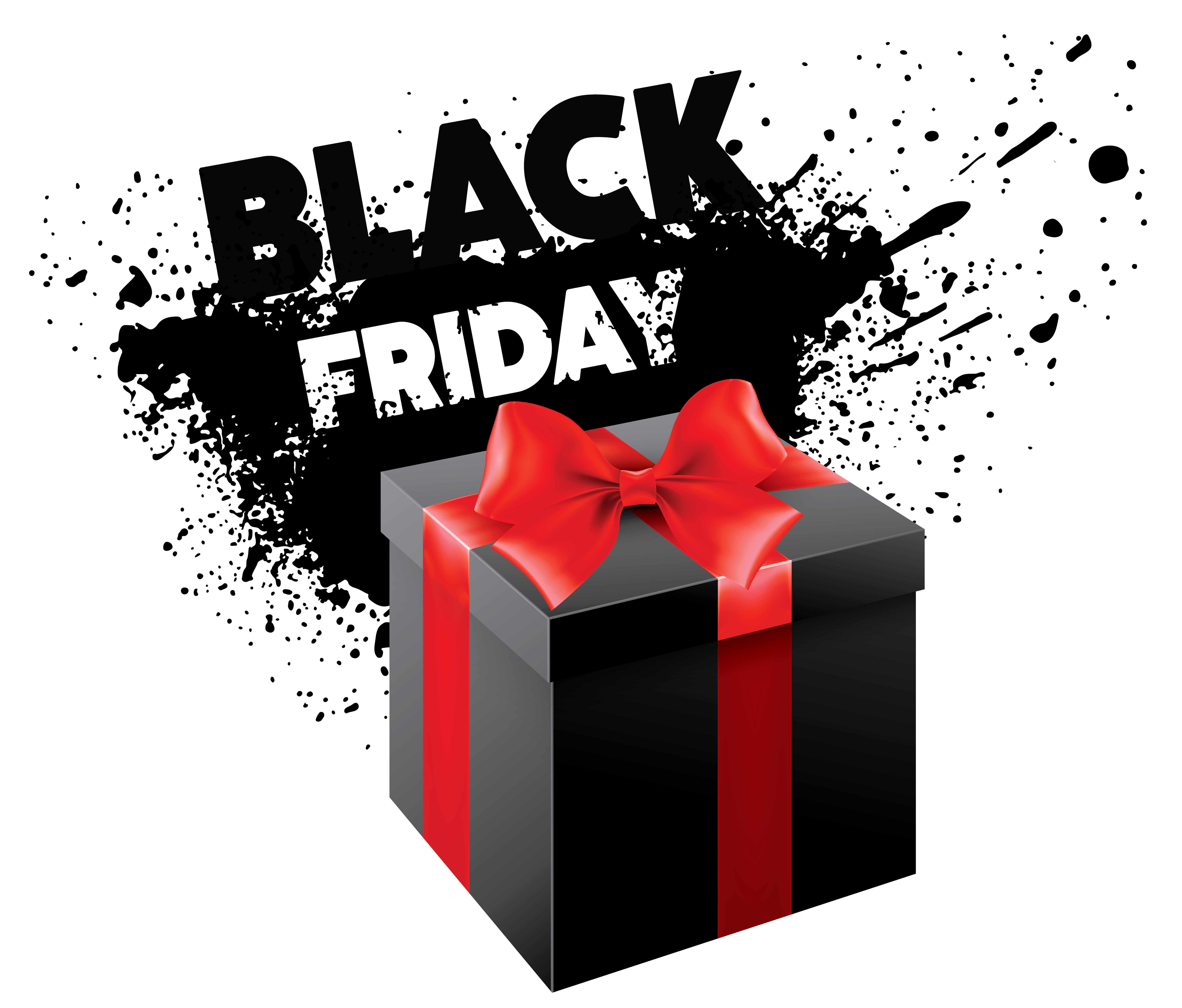 Black Friday PNG Clipart Image.