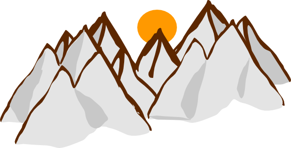 Mountain Peak Drawing.