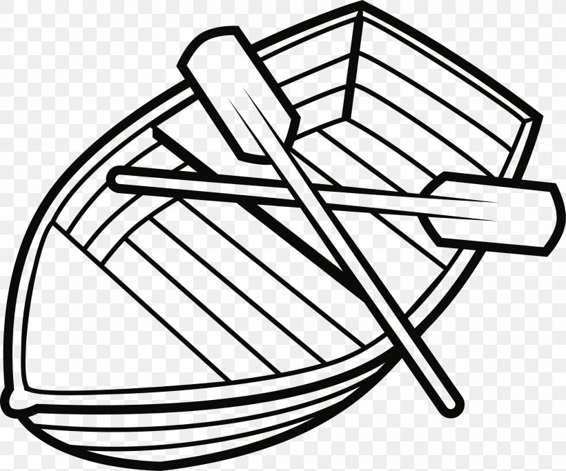 Black And White Boat Drawing Paddle Clip Art, PNG.