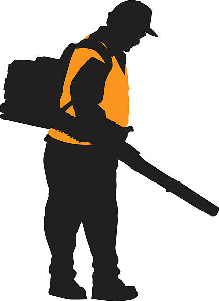 Best Leaf Blower Illustrations, Royalty.