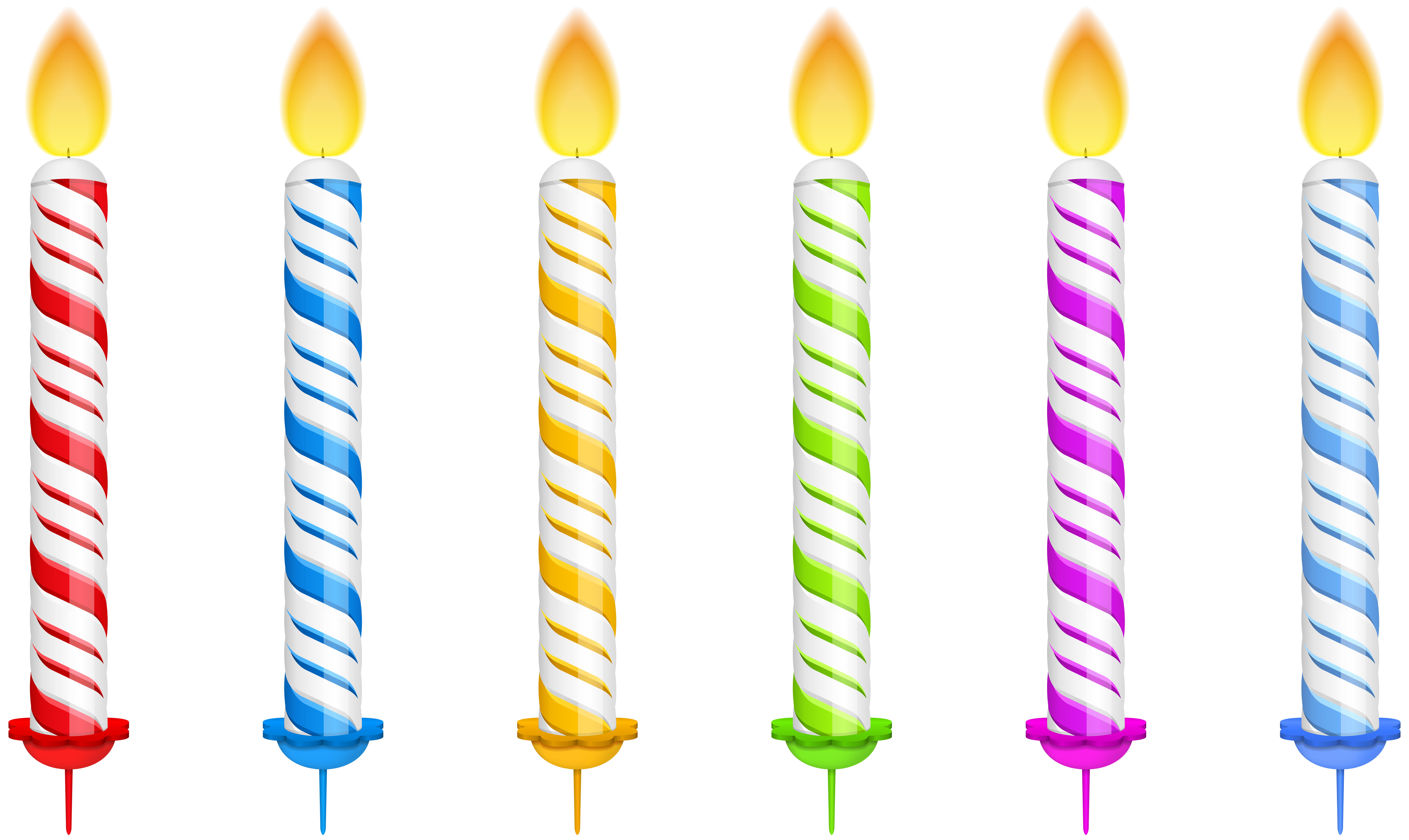 Pictures Of Birthday Candles Clip Art.