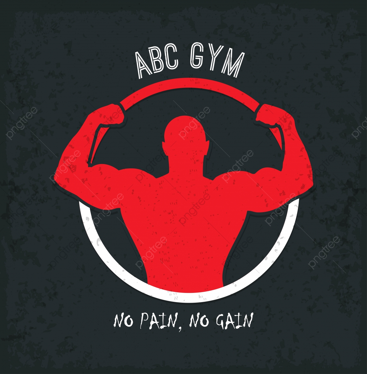 Gym Logo With Color Bodybuilder Design, Active, Activity, Athlete.