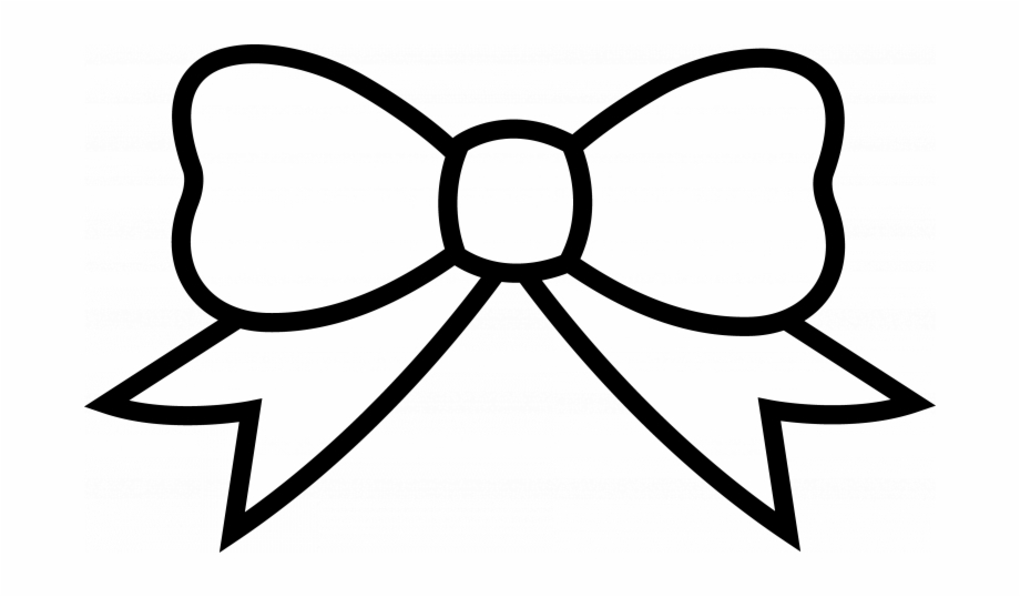 Free Hair Bow Clip Art Black And White, Download Free Clip.