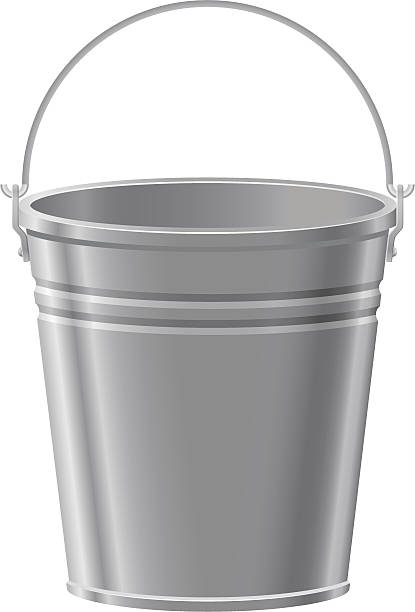 Best Metal Bucket Illustrations, Royalty.