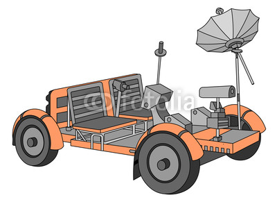 Moon buggy clipart.