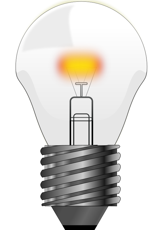 Led bulbs clipart.