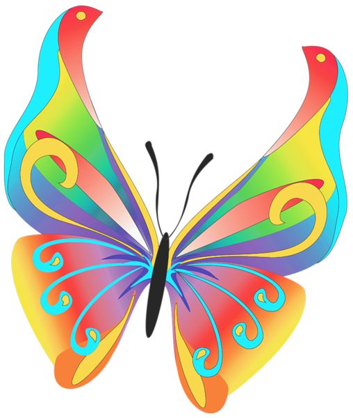 Butterfly Art PNG Clipart.