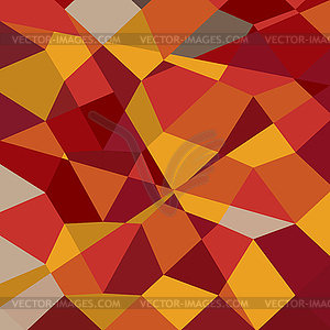 Carnelian Red Abstract Low Polygon Background.