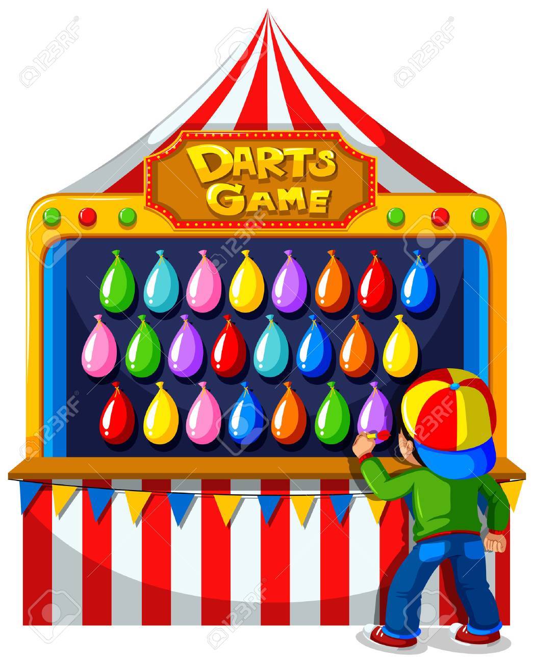 Carnival Booth Clipart.