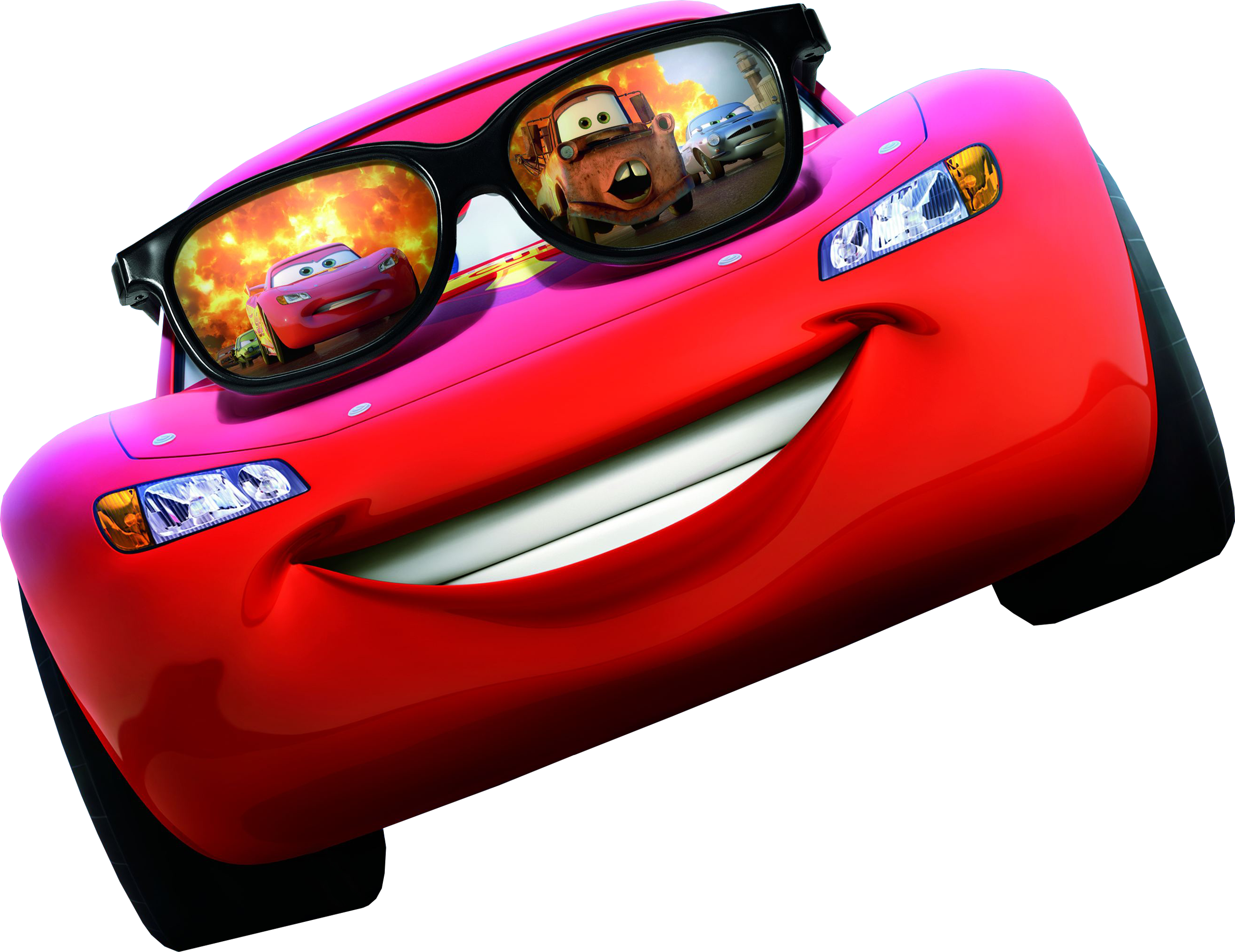 Mater Lightning McQueen Cars 2 Film poster.