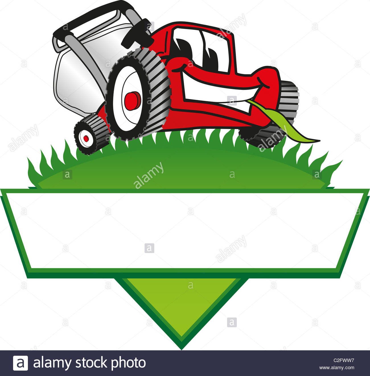 736 Lawn Mower free clipart.