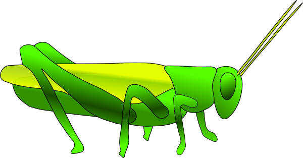 Grasshoppers Clipart.