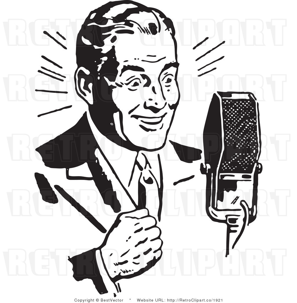 Radio Talk Show Clip Art.