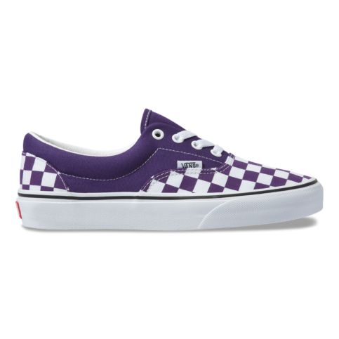 Vans Era Violet/White Checker.