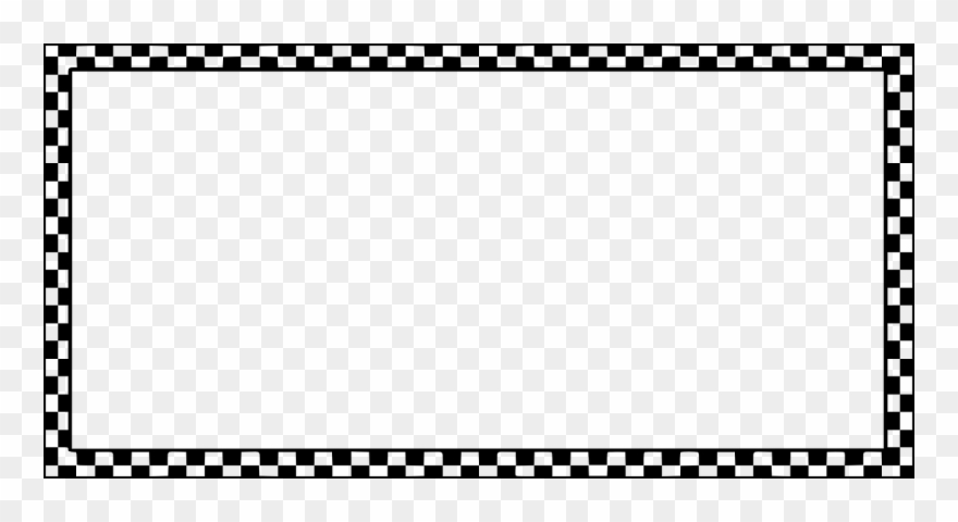 Border Frame Checkers Chequered Png Image.