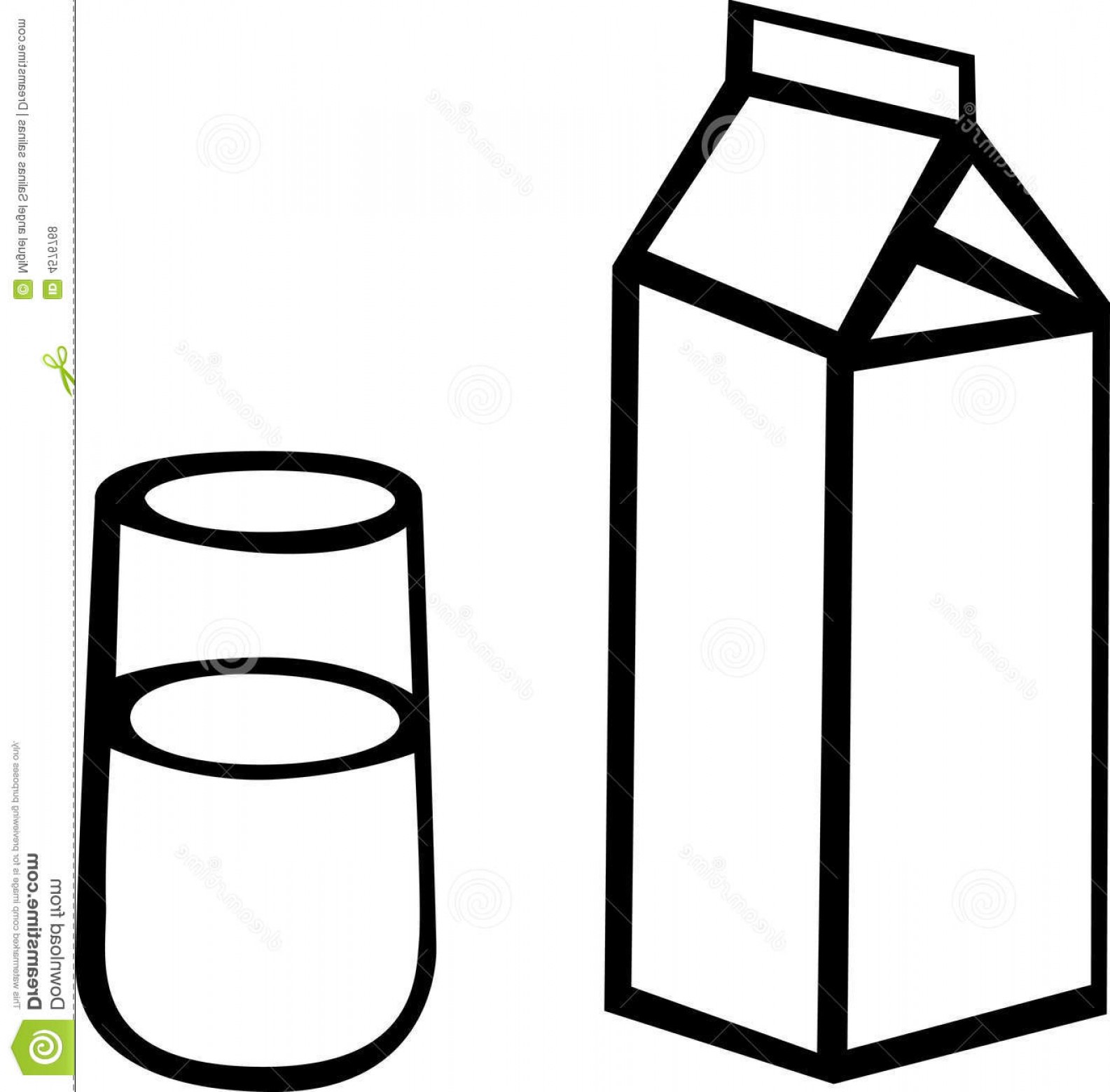 Milk Carton Clipart.