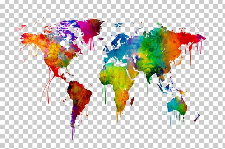 World Map Watercolor Painting Art PNG, Clipart, Art, Art Museum.