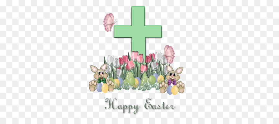 Easter Bunny Background clipart.