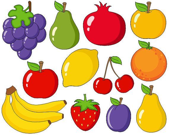 Fruit clip art transparent free clipart images.