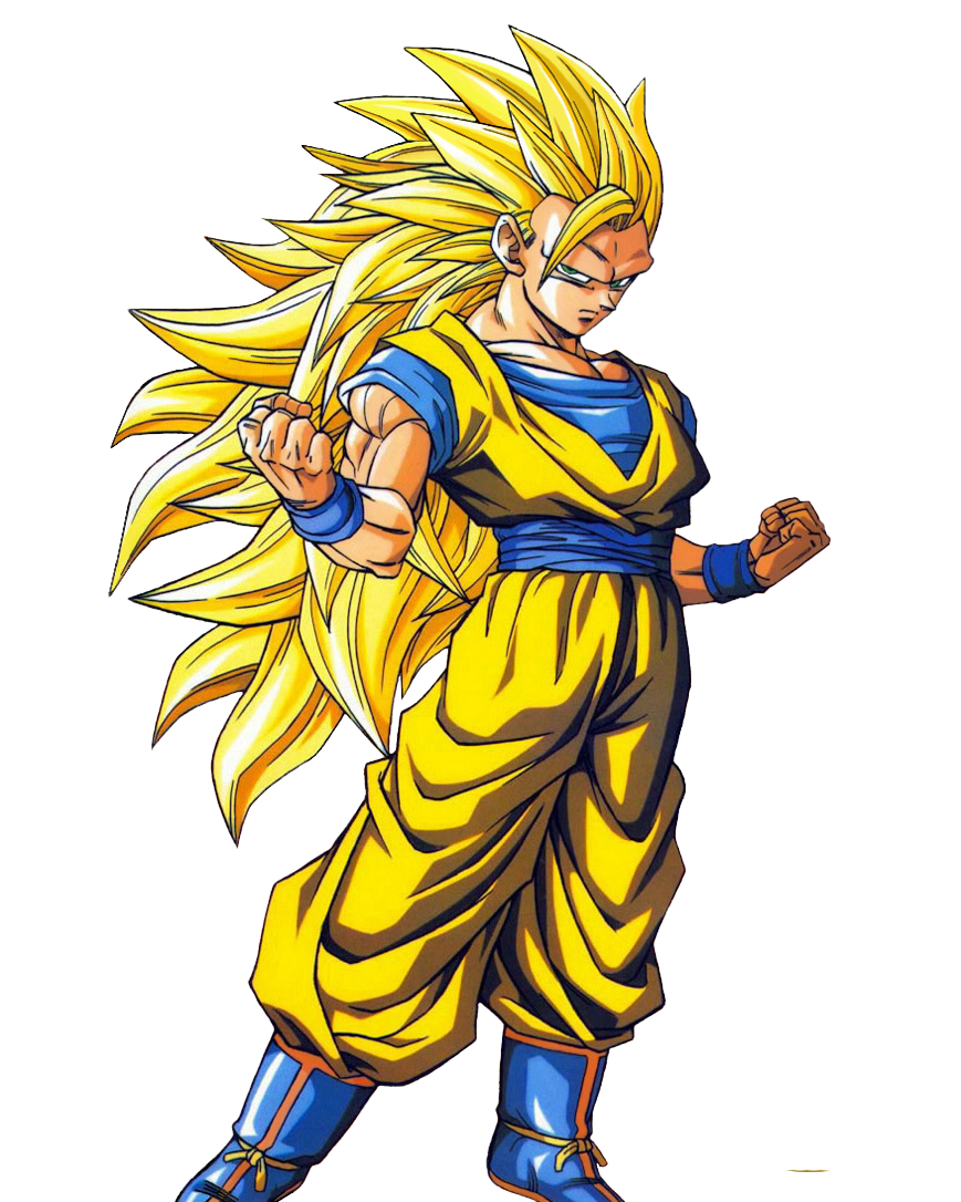 Clipart Of Goku In Super Saiyan 10.