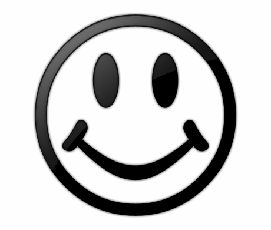 Smiley Face Clip Art Black And White Smiley Face Black.