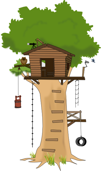 tree house clipart.