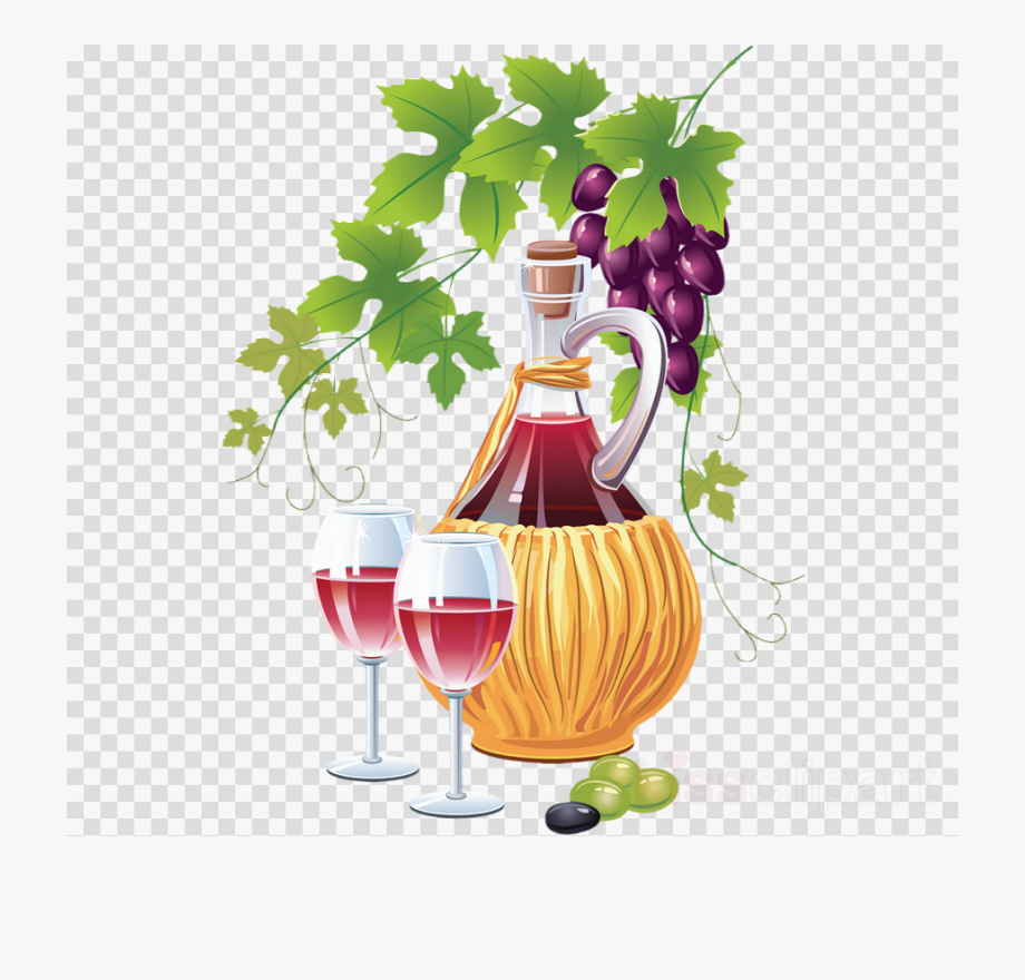 Wine Glass Clipart Red Wine Common Grape Vine.