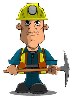 Coal toss clipart.