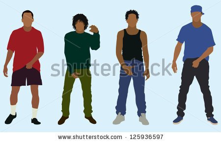 Man grabbing crotch clipart.