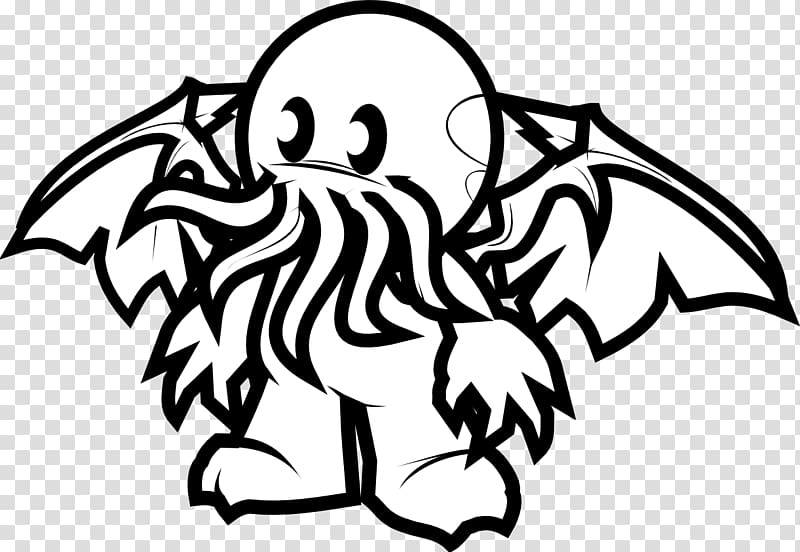 Cthulhu Drawing Character , cthulhu transparent background.