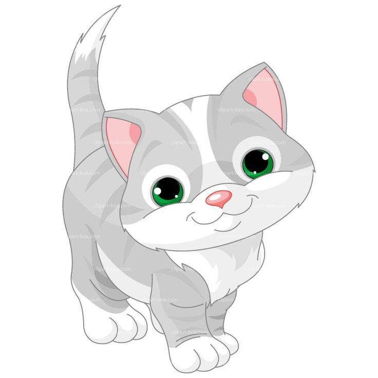 Clipart Baby Kitten Clipart Art Cats Vector Illustration.